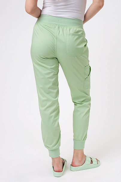 Women's Cherokee Revolution Mid Rise scrub jogger trousers pistachio