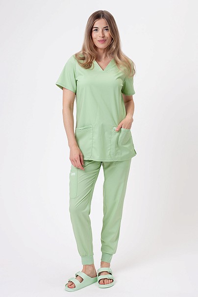Women's Cherokee Revolution Soft scrubs set pistachio