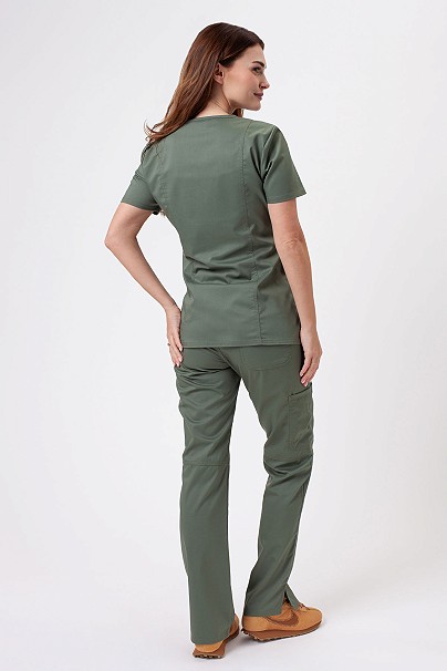 Women’s Cherokee Revolution Straight Leg scrub trousers olive