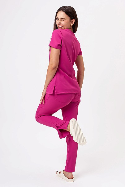 Women's Sunrise Lite Split scrub trousers raspberry