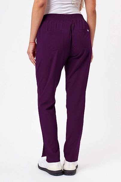 Women's Sunrise Move Line scrub trousers eggplant