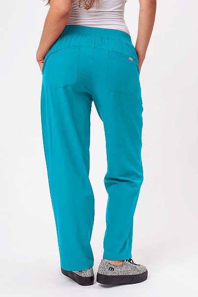 Women's Sunrise Move Zen scrub trousers teal blue