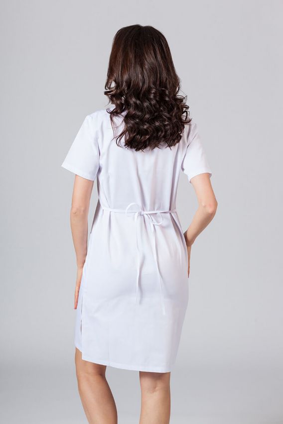 Women’s Sunrise Uniforms straight scrub dress white-2