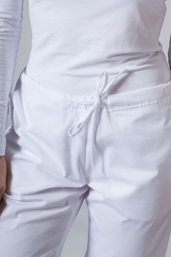 Women's Sunrise Uniforms Basic Regular scrub trousers white-2