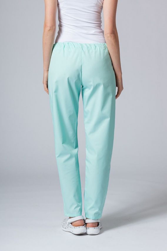 Women's Sunrise Uniforms Basic Regular scrub trousers mint-2