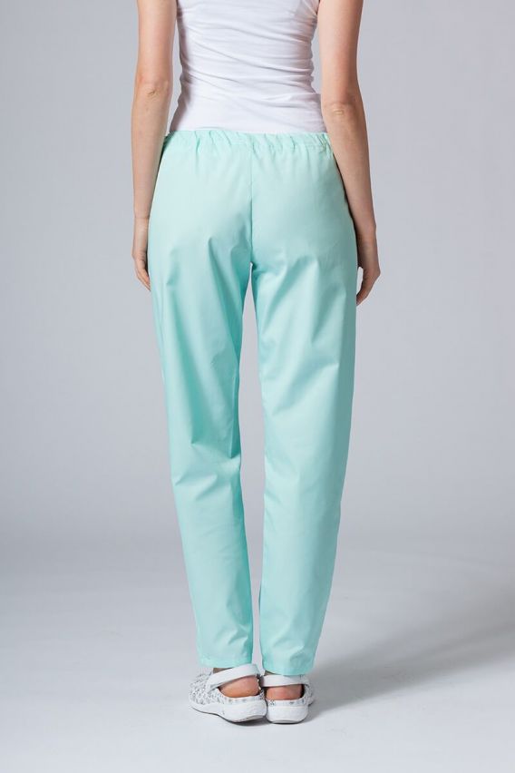 Women's Sunrise Uniforms Basic Regular scrub trousers mint-1