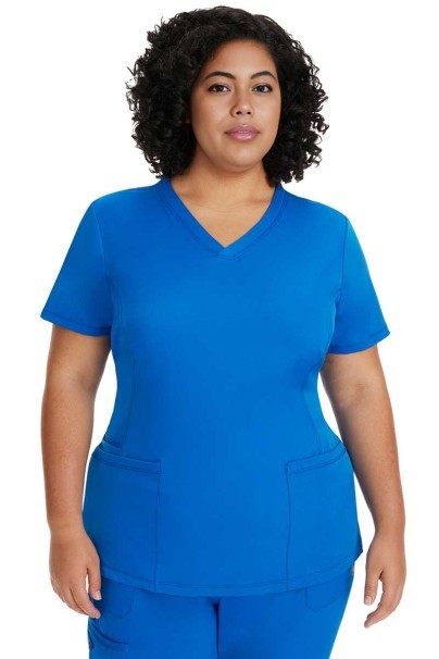 Women's Healing Hands scrubs set (Monica top, Rebecca trousers) royal blue-2