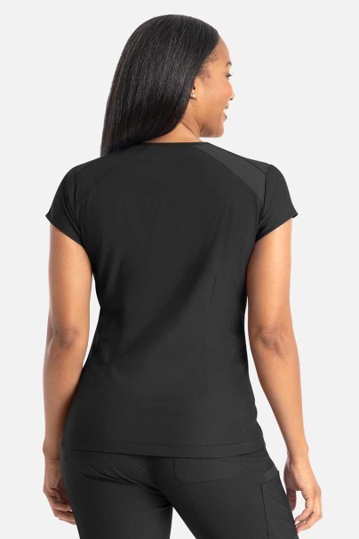 Women's Maevn Embrace Zoe scrub top black-1