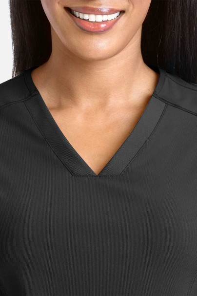 Women's Maevn Embrace Zoe scrub top black-2