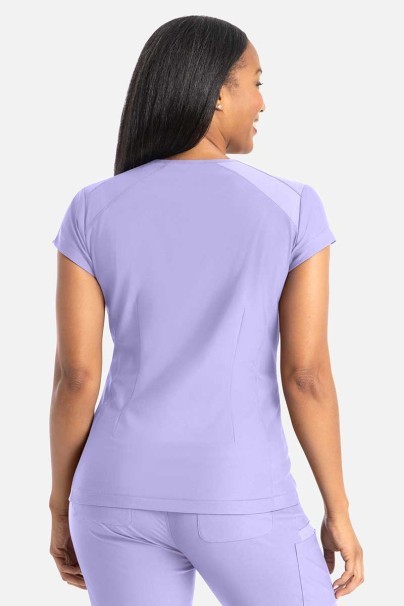 Women's Maevn Embrace Zoe scrub top lavender-2