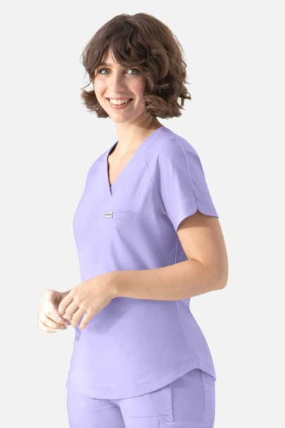 Women's Maevn Embrace Luna scrub top lavender-3