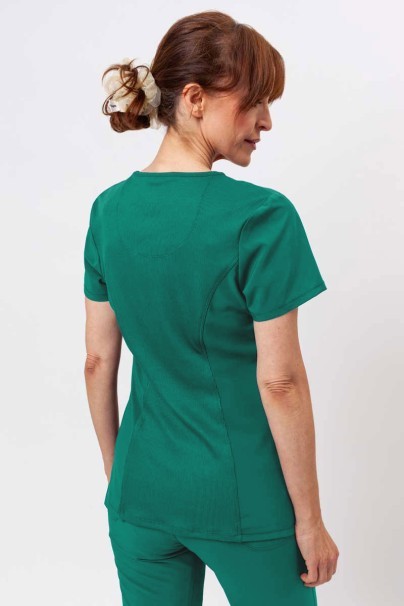 Women's Cherokee Infinity Round Neck scrub top green