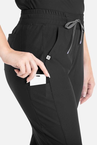 Women's Maevn Embrace Mia scrub trousers black-4