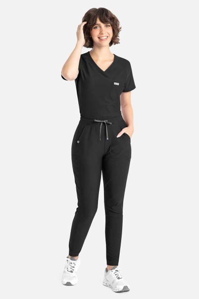 Women's Maevn Embrace Mia scrub trousers black-2