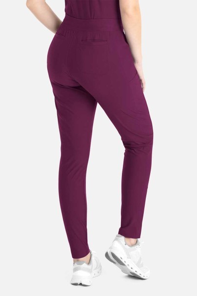 Women's Maevn Embrace Mia scrub trousers wine-2