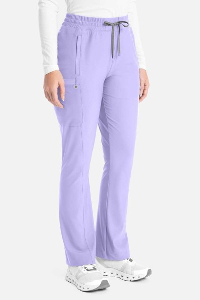 Women's Maevn Embrace scrubs set (Luna top, Nora trousers) lavender-5