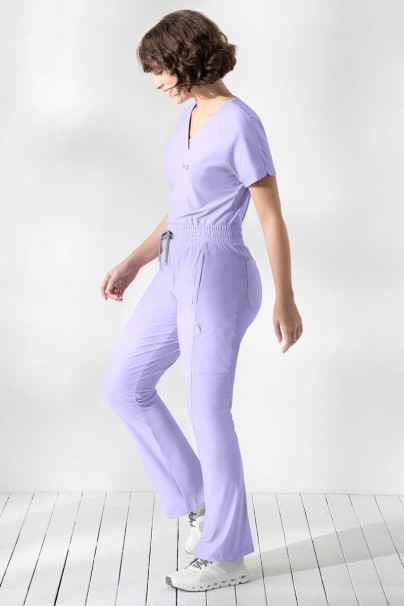 Women's Maevn Embrace scrubs set (Luna top, Nora trousers) lavender-10