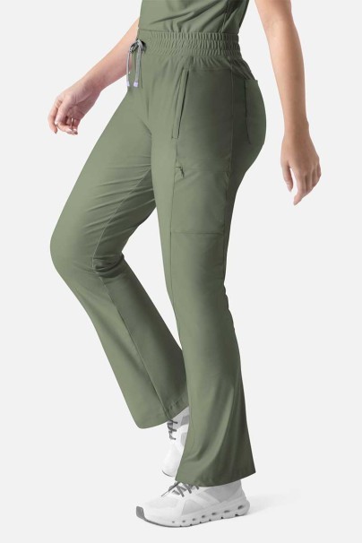 Women's Maevn Embrace Nora scrub trousers olive-1