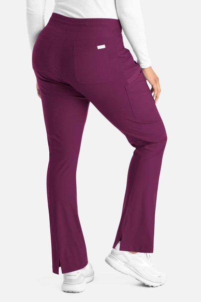 Women's Maevn Embrace Nora scrub trousers wine-2