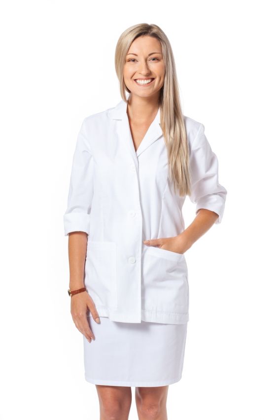 Women’s Maevn Red Panda 3/4 sleeve lab coat-2