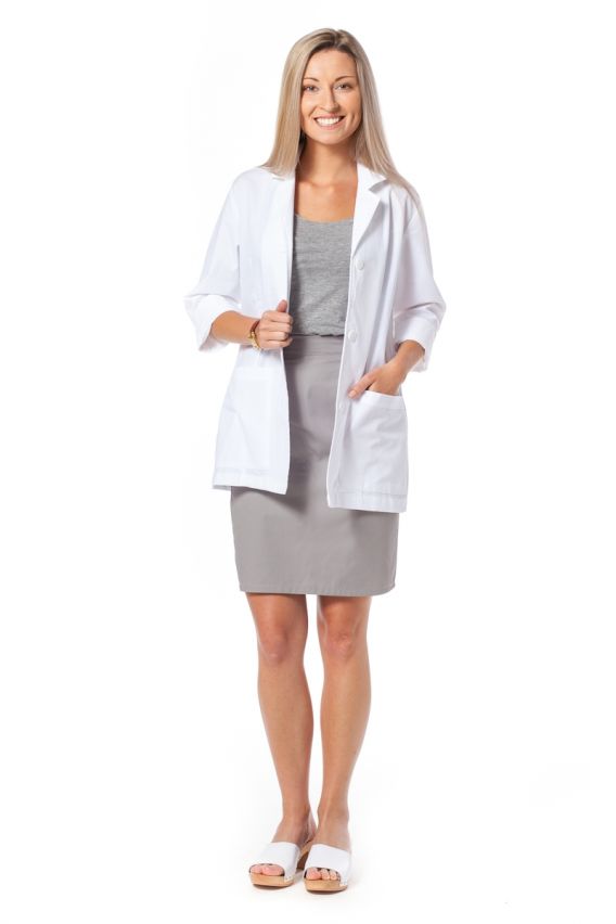 Women’s Maevn Red Panda 3/4 sleeve lab coat-4