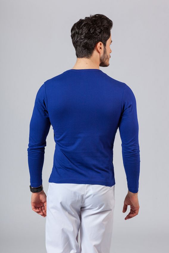 Men’s Malfini Fit long sleeve t-shirt royal blue-2