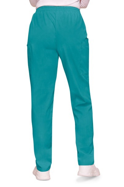 Women’s Cherokee Originals Natural Rise scrub trousers teal blue-2