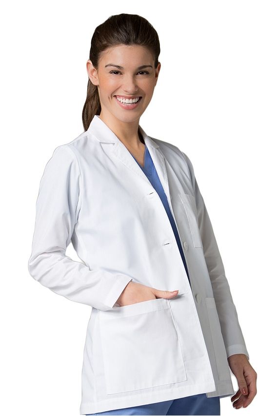 Women’s Maevn Red Panda short lab coat-6