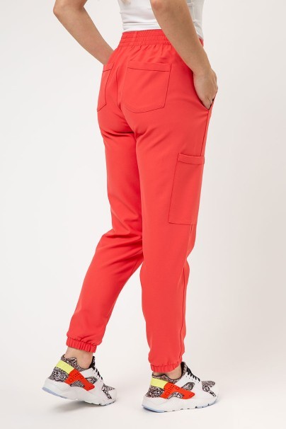 Women's Cherokee Ultra scrub jogger trousers coral-2