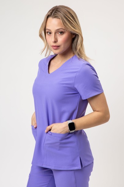 Women's Cherokee Ultra V-neck scrub top lavender-4
