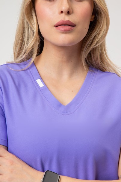 Women's Cherokee Ultra V-neck scrub top lavender-6