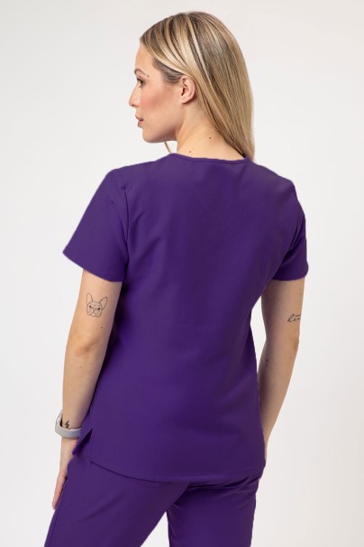 Women's Cherokee Ultra V-neck scrub top purple-1
