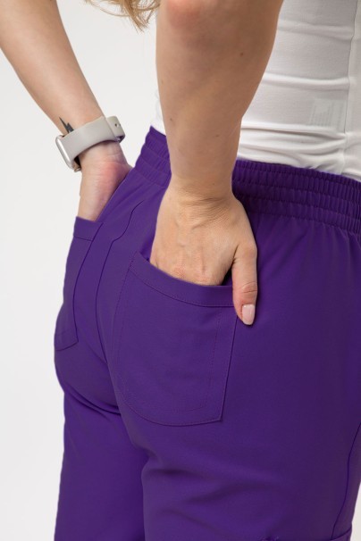 Women's Cherokee Ultra Cargo scrub trousers purple-2