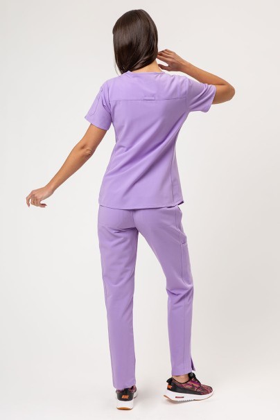 Women’s Uniforms World 518GTK™ (Lucy top, Alivia trousers) scrubs set lavender-2