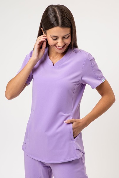 Women’s Uniforms World 518GTK™ (Lucy top, Alivia trousers) scrubs set lavender-14