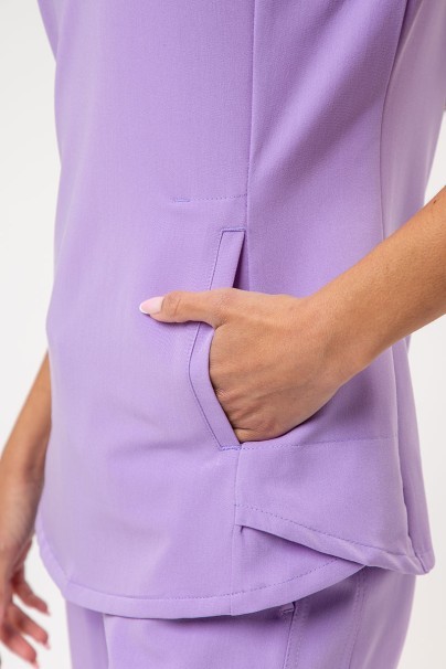 Women’s Uniforms World 518GTK™ (Lucy top, Alivia trousers) scrubs set lavender-6