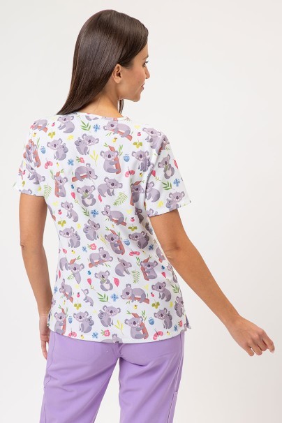 Women's Sunrise Uniforms Prints scrub top Koala Cuddles-2