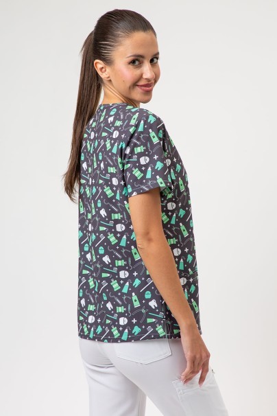 Women's Sunrise Uniforms Prints scrub top Mint Meds-2