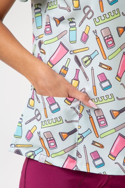 Women's Sunrise Uniforms Prints scrub top Beauty Boost-3