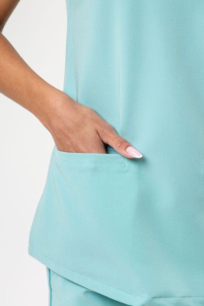 Women's Uniforms World 518GTK™ Phillip scrub top aqua-4