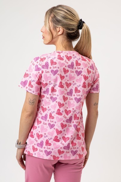 Women's Sunrise Uniforms Prints scrub top Heart Notes-2