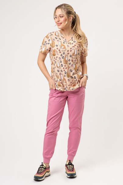 Women's Sunrise Uniforms Prints scrub top Purrfect Relax-2