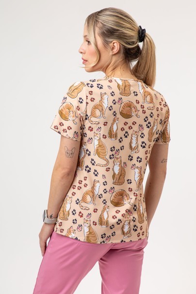 Women's Sunrise Uniforms Prints scrub top Purrfect Relax-2