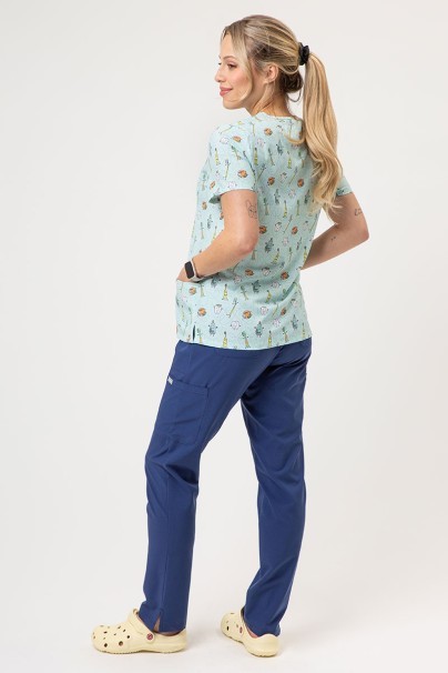 Women's Sunrise Uniforms Prints scrub top Dental Friends-4