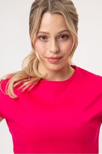Sunrise Uniforms Elite scrub dress raspberry-3