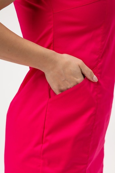 Sunrise Uniforms Elite scrub dress raspberry-4