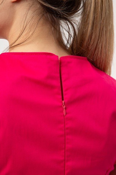 Sunrise Uniforms Elite scrub dress raspberry-2