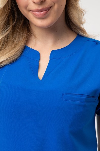Women's Maevn Momentum Dolman scrub top royal blue-2