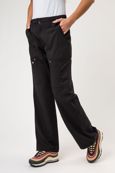 Women's Dickies EDS NXT Wide Leg scrub trousers black-7