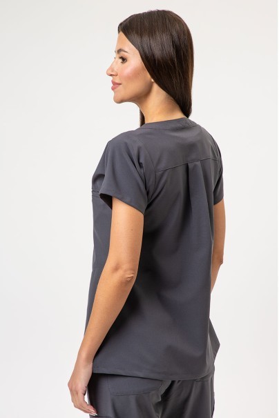 Women's Maevn Momentum Dolman scrub top pewter-2